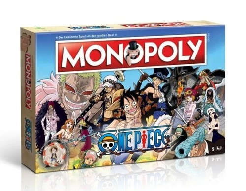 Gioco monopoly one piece - one, anime